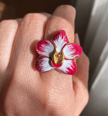 AnimazulEleonora VariniEleonora Varini - Tropical Orchid Ring