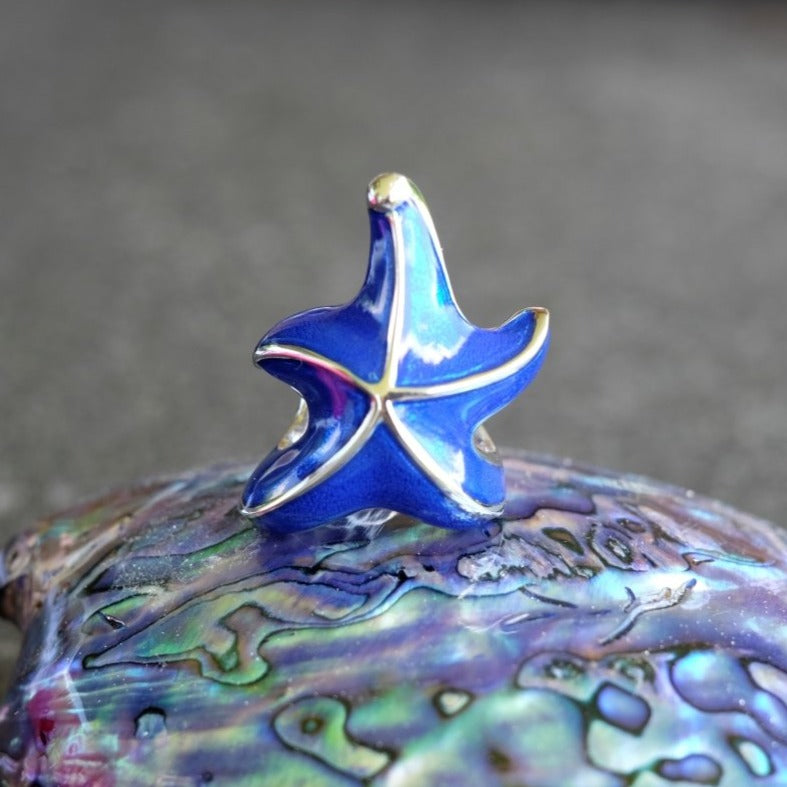 AnimazulEleonora VariniEleonora Varini - Blue & Silver Starfish Ring