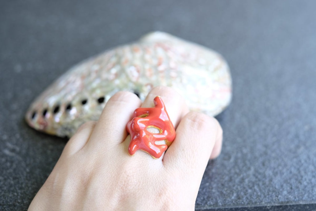 AnimazulEleonora VariniEleonora Varini - Coral Shaped Ring