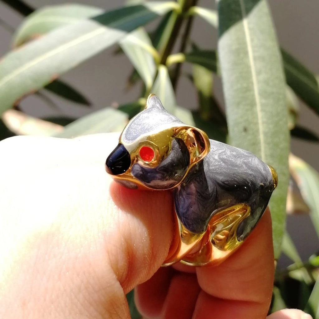 AnimazulEleonora VariniEleonora Varini - Grey Koala Ring