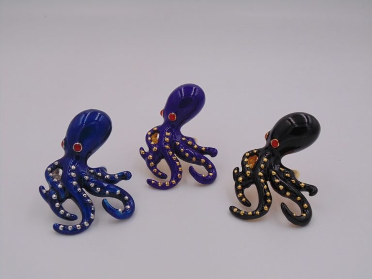 AnimazulEleonora VariniEleonora Varini - Open Octopus Ring