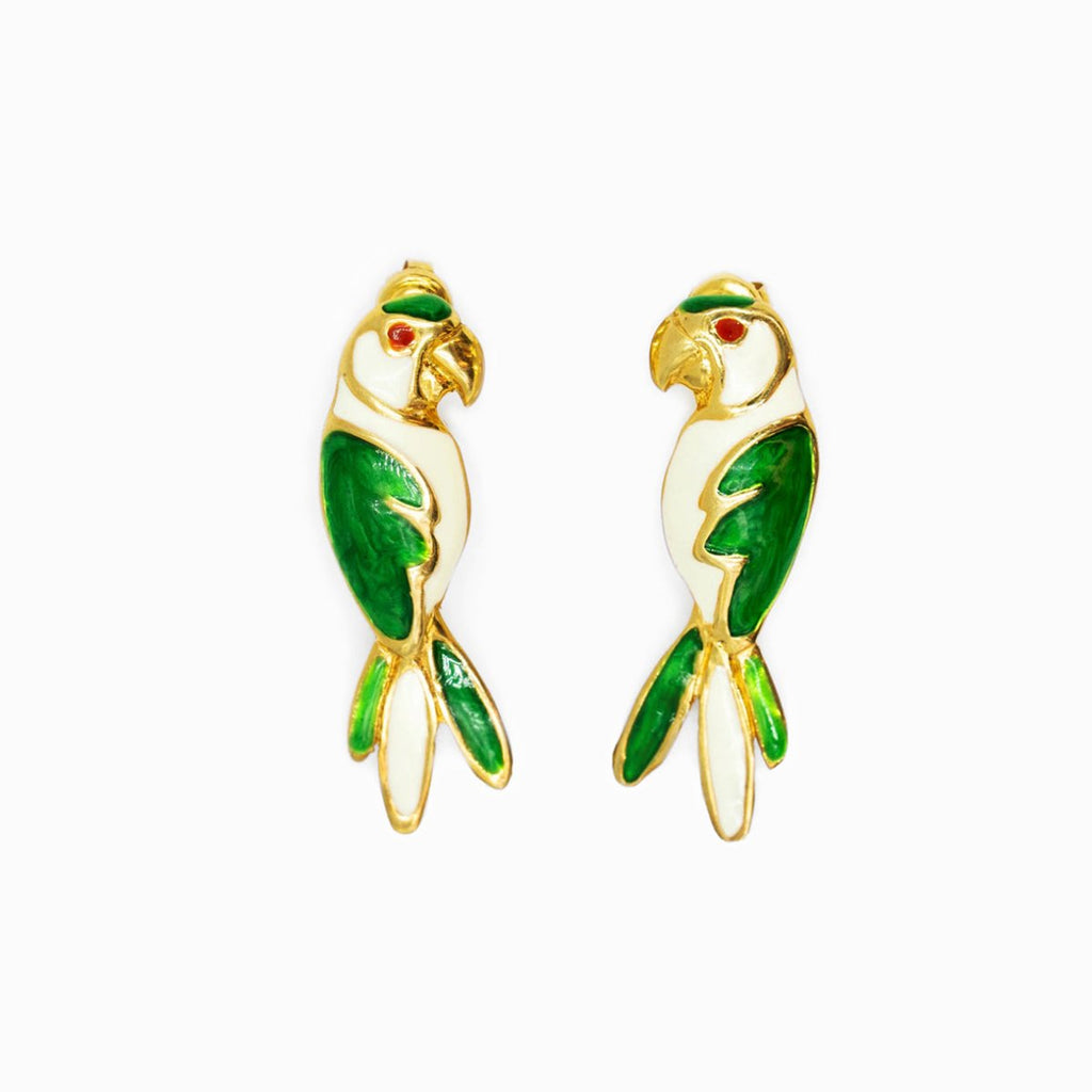 AnimazulEleonora VariniEleonora Varini - Parrot Earrings