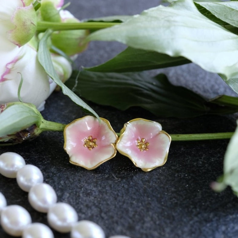 AnimazulEleonora VariniEleonora Varini - Pink Poppy Earrings